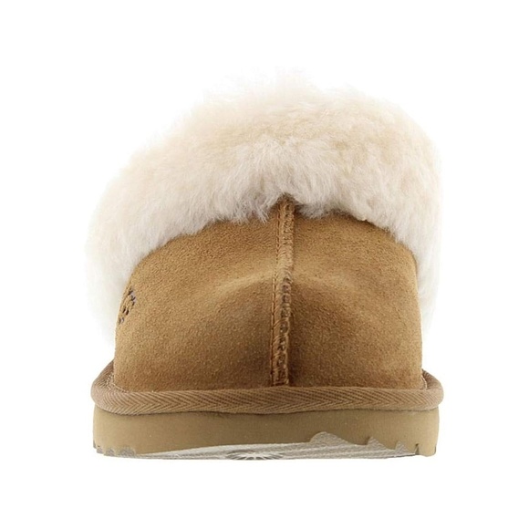 UGG KIDS GIRLS SIZE 11 CHESTNUT COZY II SUEDE SLIP-ON SLIPPERS New - Picture 4 of 10